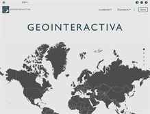 Tablet Screenshot of geointeractiva.com